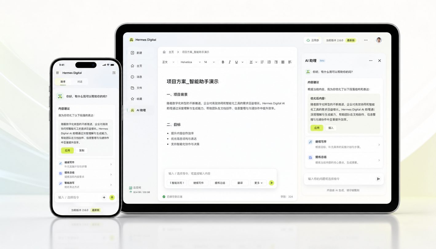 Hermes在不同设备与系统架构上的无缝运行演示